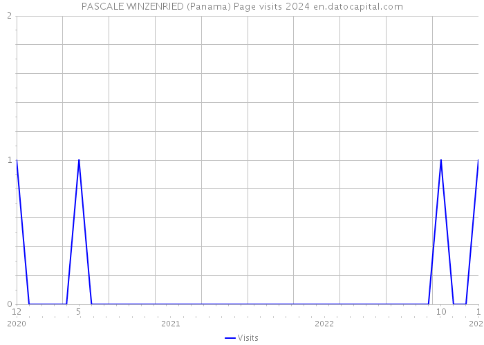 PASCALE WINZENRIED (Panama) Page visits 2024 