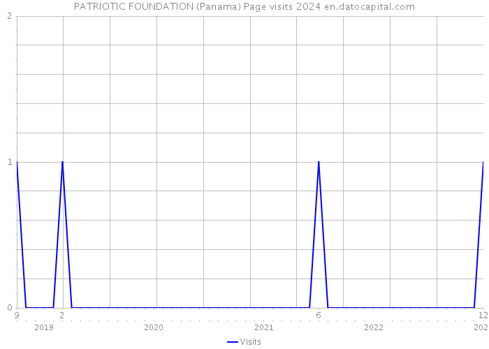 PATRIOTIC FOUNDATION (Panama) Page visits 2024 