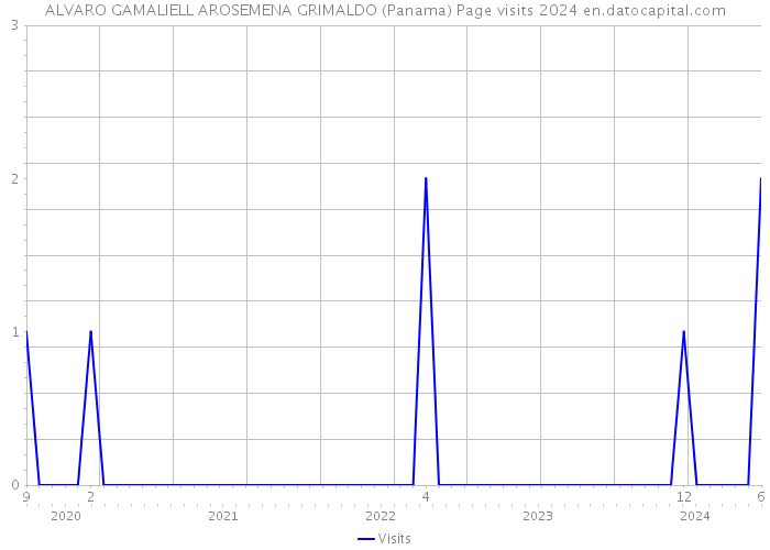 ALVARO GAMALIELL AROSEMENA GRIMALDO (Panama) Page visits 2024 