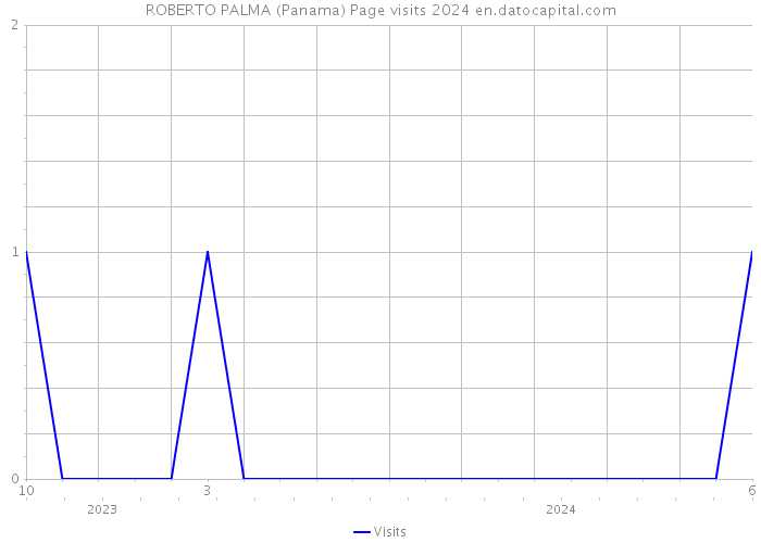 ROBERTO PALMA (Panama) Page visits 2024 