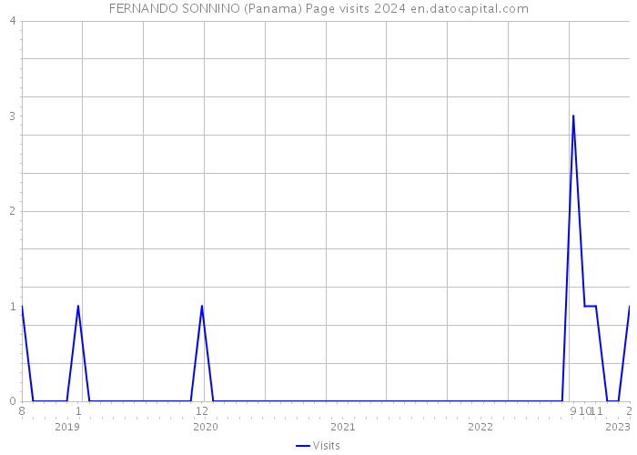FERNANDO SONNINO (Panama) Page visits 2024 