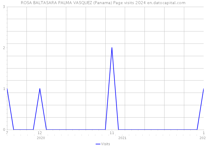 ROSA BALTASARA PALMA VASQUEZ (Panama) Page visits 2024 