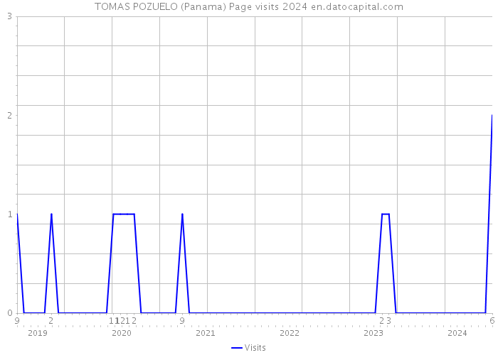 TOMAS POZUELO (Panama) Page visits 2024 
