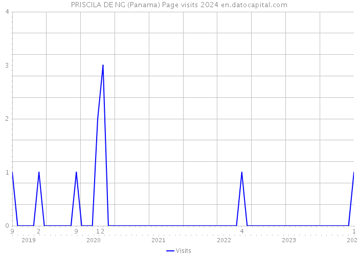 PRISCILA DE NG (Panama) Page visits 2024 