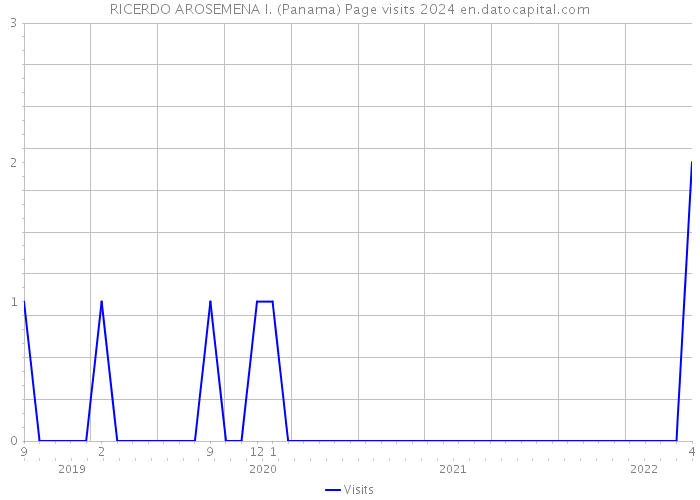 RICERDO AROSEMENA I. (Panama) Page visits 2024 