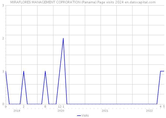 MIRAFLORES MANAGEMENT COPRORATION (Panama) Page visits 2024 