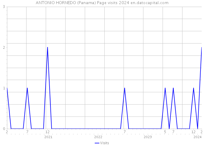 ANTONIO HORNEDO (Panama) Page visits 2024 