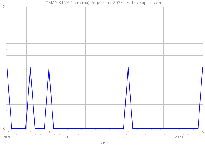 TOMAS SILVA (Panama) Page visits 2024 