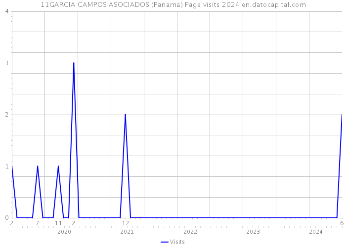 11GARCIA CAMPOS ASOCIADOS (Panama) Page visits 2024 