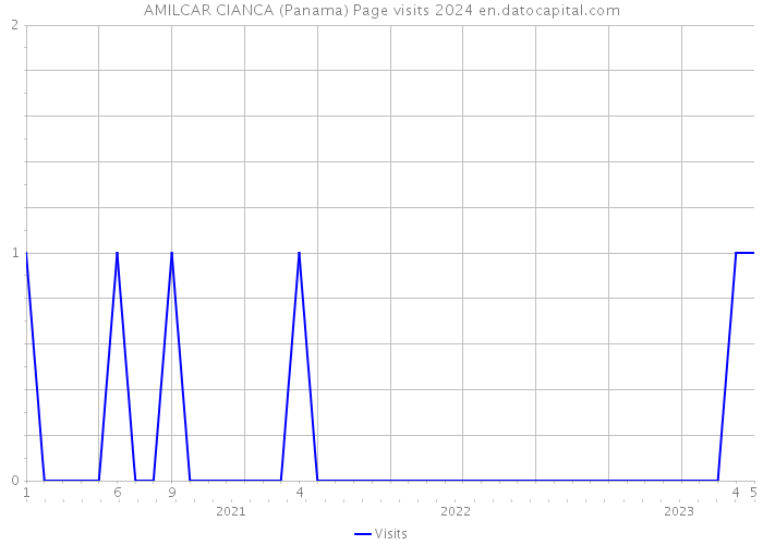 AMILCAR CIANCA (Panama) Page visits 2024 