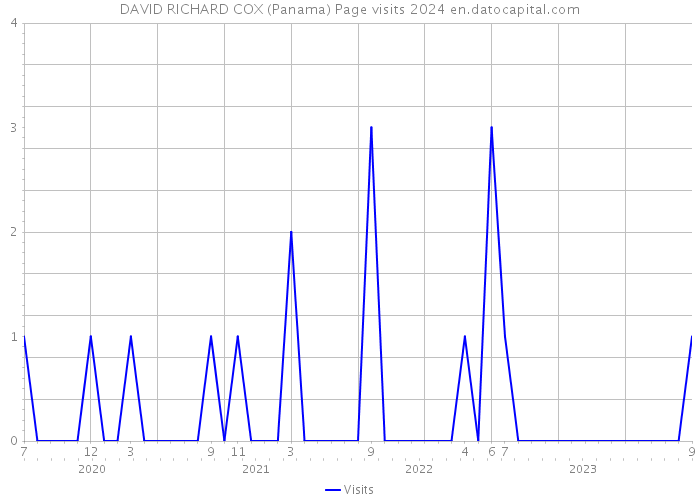 DAVID RICHARD COX (Panama) Page visits 2024 