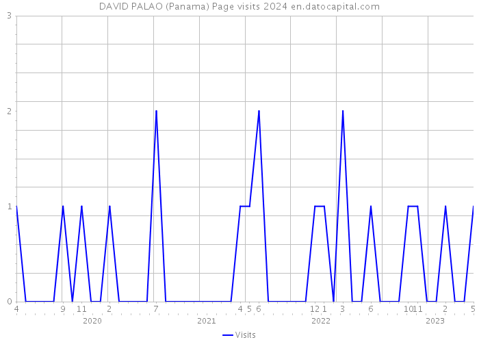DAVID PALAO (Panama) Page visits 2024 