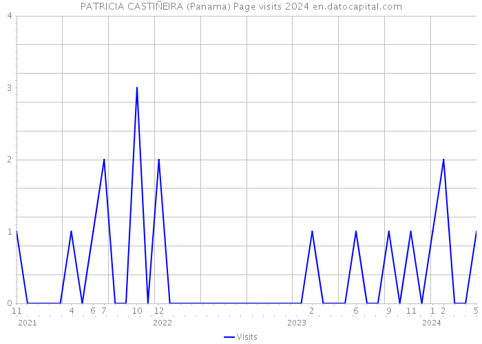 PATRICIA CASTIÑEIRA (Panama) Page visits 2024 