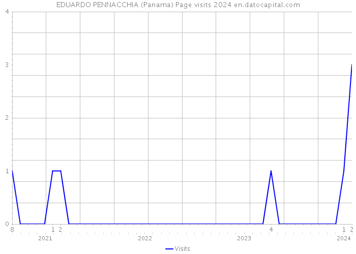 EDUARDO PENNACCHIA (Panama) Page visits 2024 