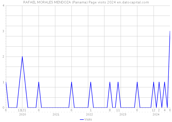 RAFAEL MORALES MENDOZA (Panama) Page visits 2024 