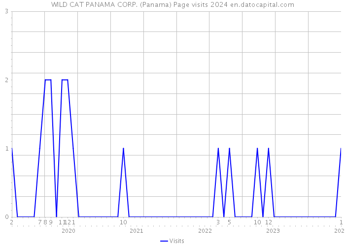 WILD CAT PANAMA CORP. (Panama) Page visits 2024 