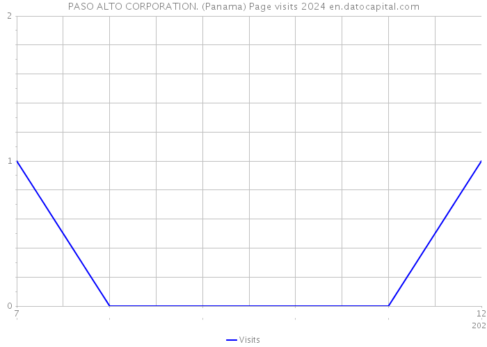 PASO ALTO CORPORATION. (Panama) Page visits 2024 