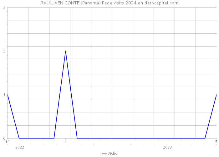 RAUL JAEN CONTE (Panama) Page visits 2024 