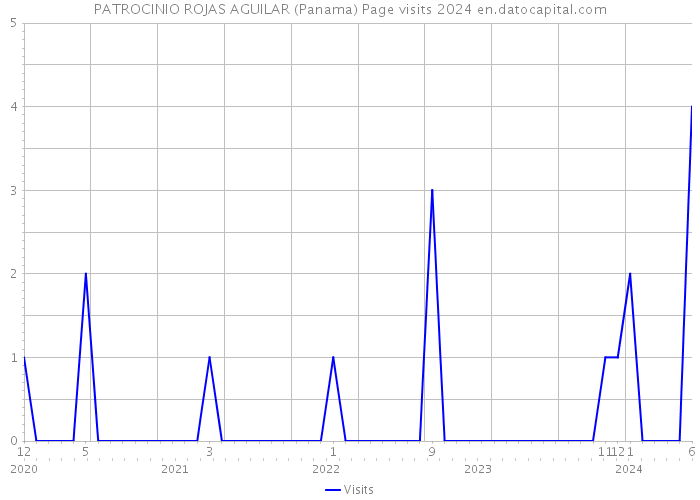 PATROCINIO ROJAS AGUILAR (Panama) Page visits 2024 