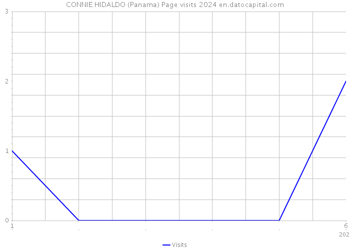 CONNIE HIDALDO (Panama) Page visits 2024 