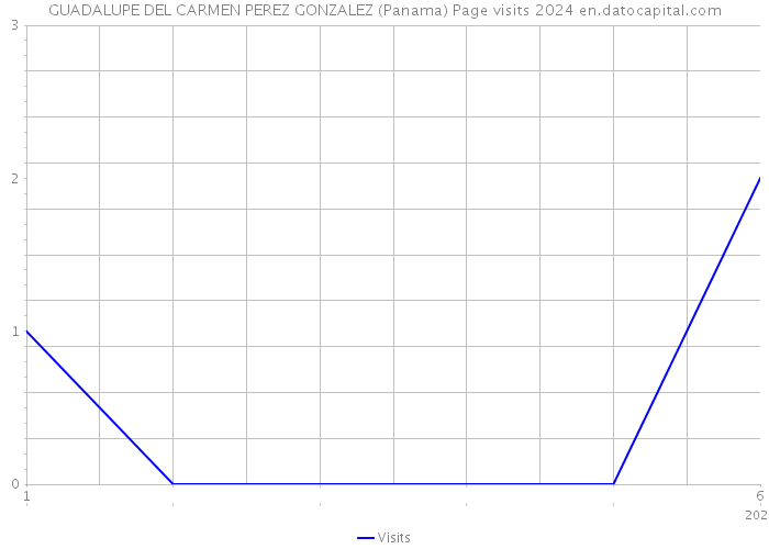 GUADALUPE DEL CARMEN PEREZ GONZALEZ (Panama) Page visits 2024 