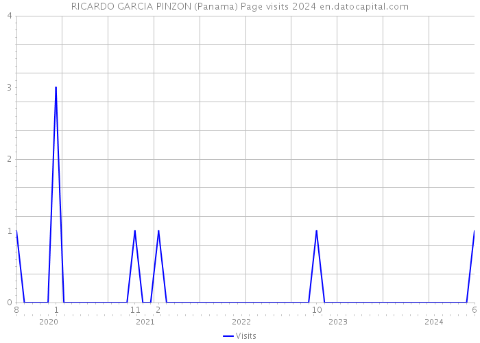 RICARDO GARCIA PINZON (Panama) Page visits 2024 