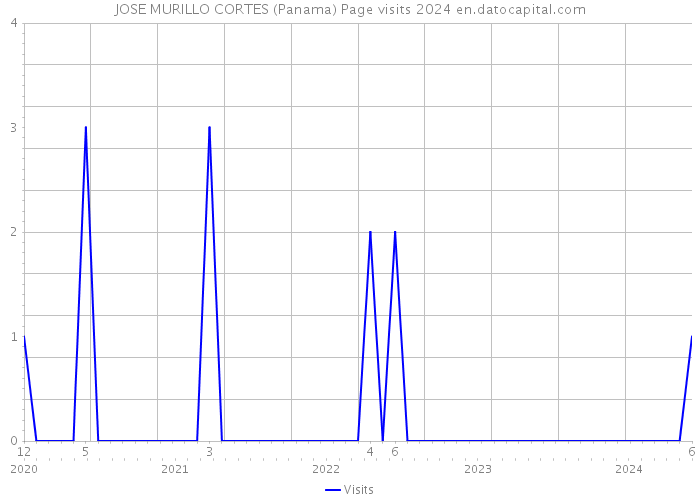 JOSE MURILLO CORTES (Panama) Page visits 2024 