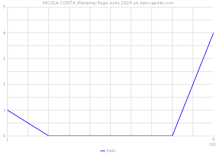 NICOLA CONTA (Panama) Page visits 2024 