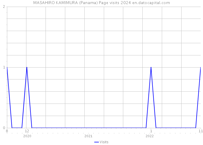 MASAHIRO KAMIMURA (Panama) Page visits 2024 