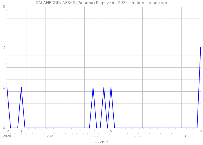 SALAHEDDIN ABBAS (Panama) Page visits 2024 