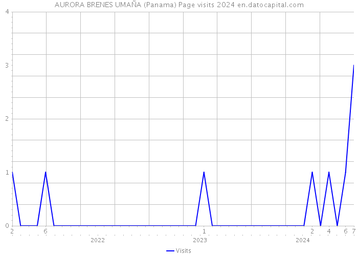 AURORA BRENES UMAÑA (Panama) Page visits 2024 