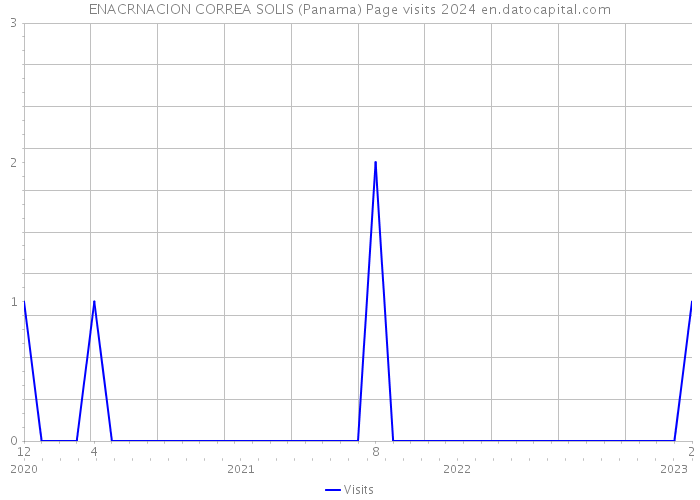 ENACRNACION CORREA SOLIS (Panama) Page visits 2024 