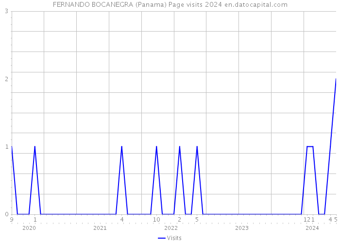 FERNANDO BOCANEGRA (Panama) Page visits 2024 
