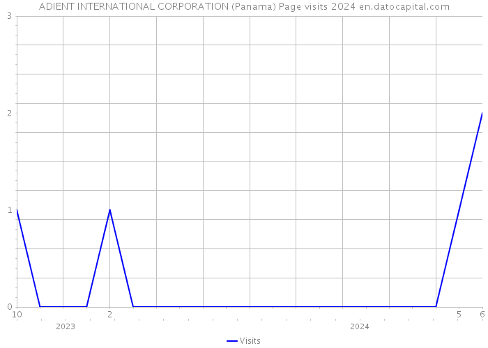ADIENT INTERNATIONAL CORPORATION (Panama) Page visits 2024 