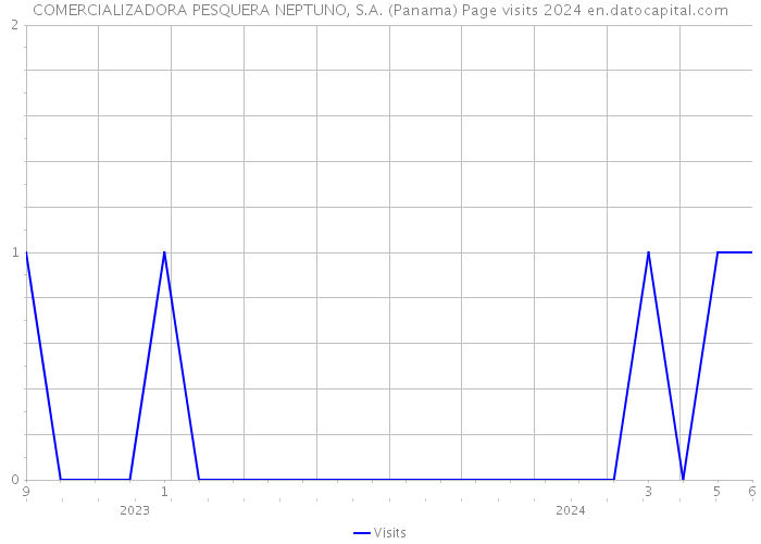 COMERCIALIZADORA PESQUERA NEPTUNO, S.A. (Panama) Page visits 2024 