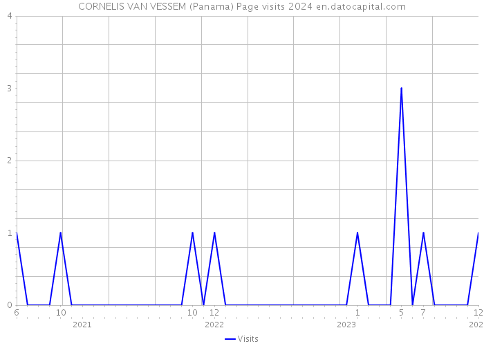 CORNELIS VAN VESSEM (Panama) Page visits 2024 