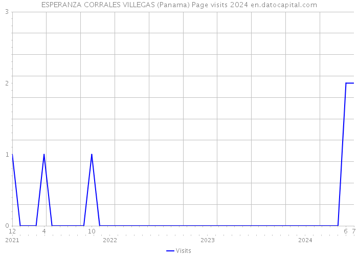 ESPERANZA CORRALES VILLEGAS (Panama) Page visits 2024 