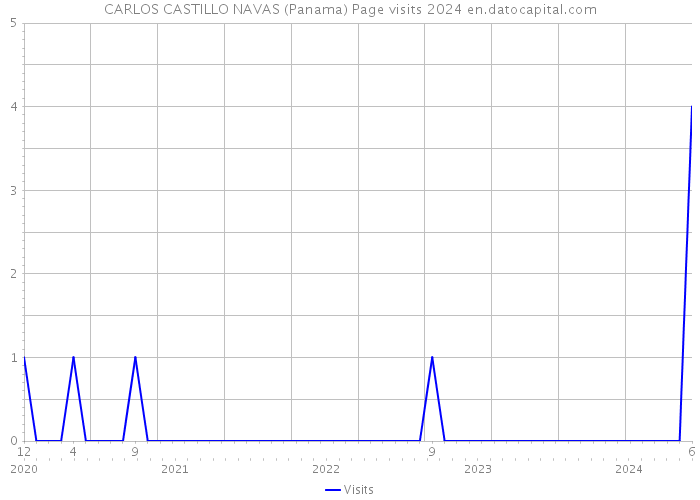 CARLOS CASTILLO NAVAS (Panama) Page visits 2024 