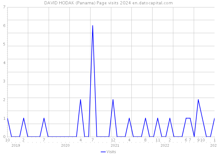 DAVID HODAK (Panama) Page visits 2024 