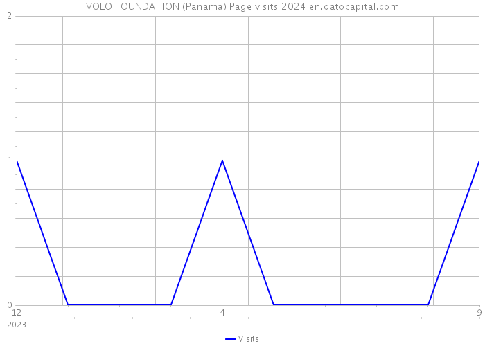 VOLO FOUNDATION (Panama) Page visits 2024 