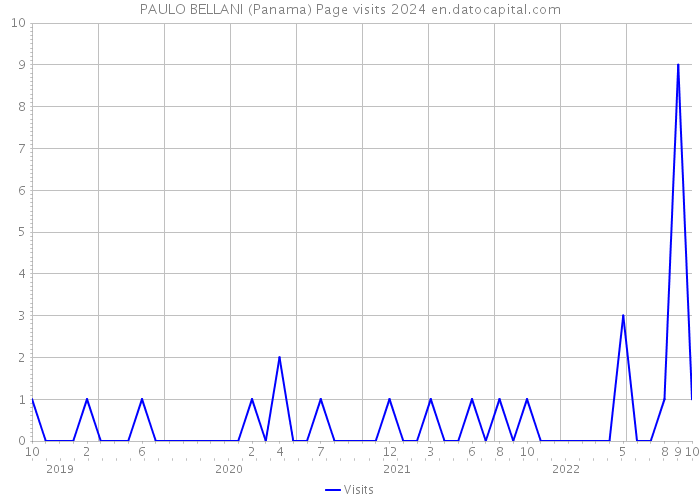 PAULO BELLANI (Panama) Page visits 2024 