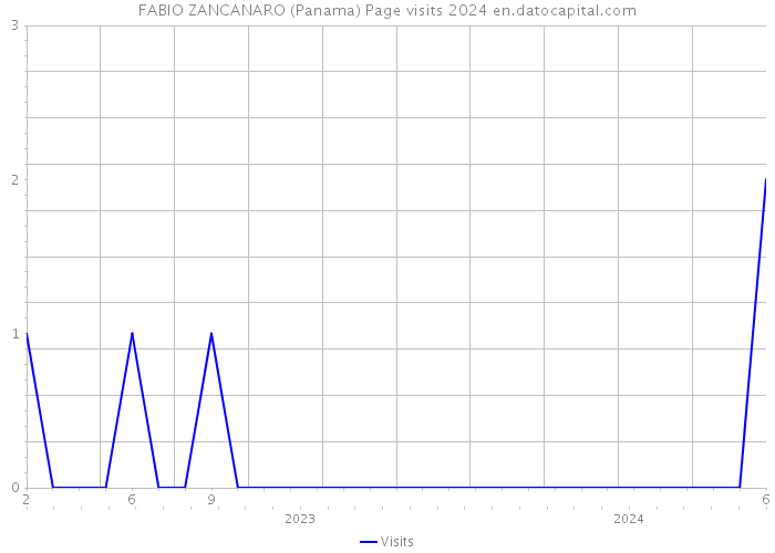 FABIO ZANCANARO (Panama) Page visits 2024 