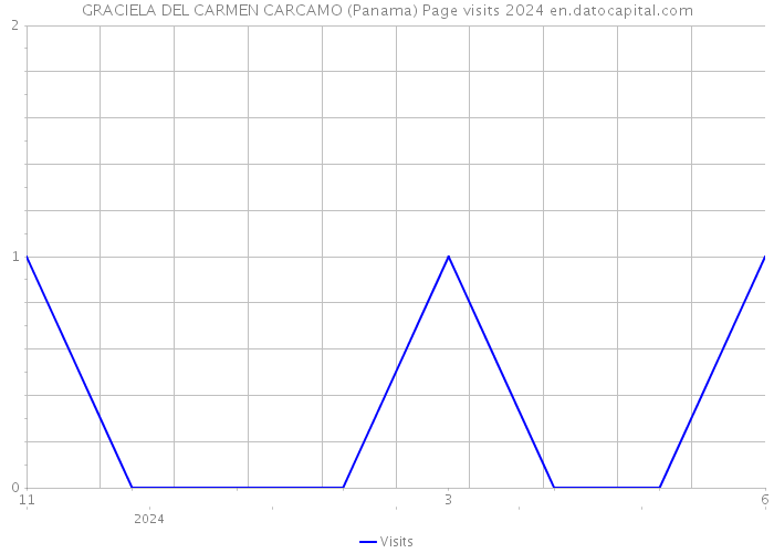 GRACIELA DEL CARMEN CARCAMO (Panama) Page visits 2024 