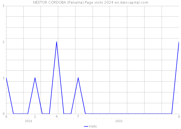 NESTOR CORDOBA (Panama) Page visits 2024 