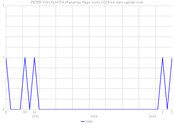PETER VON PLANTA (Panama) Page visits 2024 