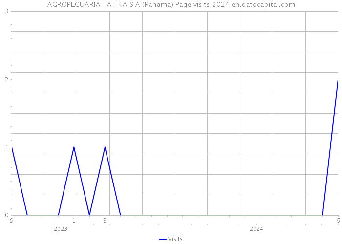 AGROPECUARIA TATIKA S.A (Panama) Page visits 2024 