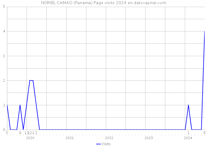 NORIEL CAMAO (Panama) Page visits 2024 
