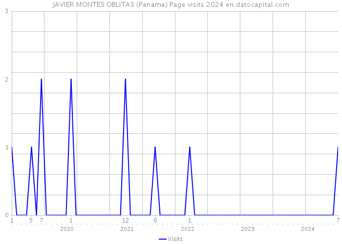 JAVIER MONTES OBLITAS (Panama) Page visits 2024 
