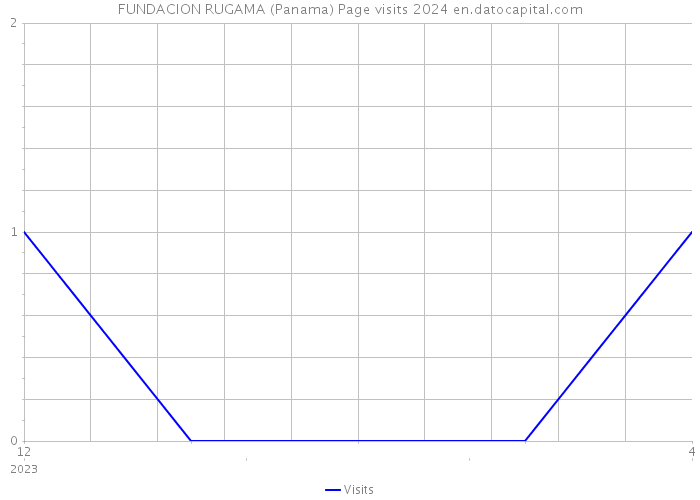 FUNDACION RUGAMA (Panama) Page visits 2024 