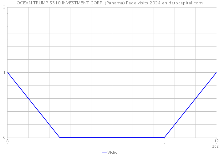 OCEAN TRUMP 5310 INVESTMENT CORP. (Panama) Page visits 2024 
